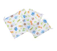 DOITOOL Sacchetti per Snack Riutilizzabili Borsa Porta Merenda in Peva Set 3 Bianco con Design Isolante e Resistente per Alimenti e Pane