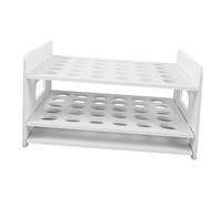 DOITOOL Scaffale Porta Forbici da Scrivania in Legno con Organizer Multiuso per Scuola e Casa Supporto per Forbici e Provetta Resistente e Compatto per Materiale Artistico e Cancelleria
