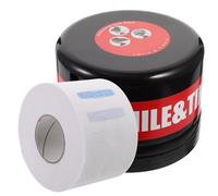 DOITOOL Scatola Porta Colletti in Plastica Rotolo di Carta per Parrucchieri, Accessorio Professionale Salvaspazio e Comodo per Uso Personale