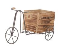 DOITOOL Scatola Porta Fiori in Legno dallo Stile Naturale Contenitore Decorativo per Piante Fiore Naturale per Arredamento Casa e Ufficio Stile Vintage Resistente e Versatile