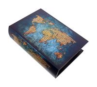 DOITOOL Scatola Portaoggetti Libro Finto Vintage in Stile Antico Cassaforte Nascosta per Gioielli e Denaro Contenitore Discreto Forma di Bibbia per Casa e Ufficio