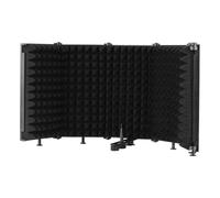 DOITOOL Scherma Isolante per Microfono Schermo per Microfono Pieghevole per Registrazione in Studio Attrezzatura da Studio