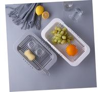 DOITOOL Scolapiatti Lavello Cucina Estensibile Scolapasta Multifunzione con Doppia Maniglia per Frutta Ortaggi e Posate Organizer Porta Piatti e Ortaggi Ventilato Contenitore Drain Basket
