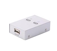 DOITOOL Selettore USB 2.0 Condivisione Automatica per Stampante e Scanner, Commutatore Periferiche Doppio Porta per Computer, Dispositivo Condivisione Ufficio e Uso Domestico