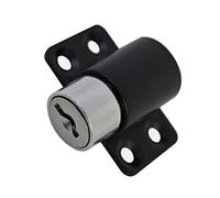 DOITOOL Serratura Di Sicurezza Per Finestre Scorrevoli Stopper Antifurto in Zincata Facile Installazione Senza Trapano Protezione Per Ragazzo Ragazza e Animali Domestici Colore Nero