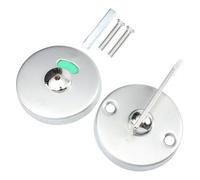 DOITOOL Serratura Porta Wc Pubblico in Acciaio Inox con Indicatore Rosso Verde Blocco Sicuro per Bagni Facile Installazione e Alta Durabilità per Uffici e Spazi Pubblici