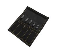 DOITOOL Set 10 Pezzi Scalpelli Incisione in Acciaio ad Alto Tenore di Carbonio Nero, Strumenti per Intaglio Pietra e Legno, Lama Affilata, Facile da Trasportare, Custodia Portatile