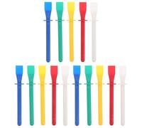 DOITOOL Set 15 Pezzi Spalmatore Colla Flessibile per Artigianato in Pelle Impugnatura Ergonomica, Spatole Riutilizzabili per Applicazione Uniforme su Feltro e Superfici Diverse, Utensili