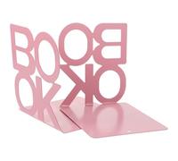 DOITOOL Set 2 Pezzi Fermalibri in Metallo Decorativi a Forma di Porta Libri Robusti per Scaffali Organizer per Libri e Documenti da Scrivania Adatti per Ufficio e Biblioteca