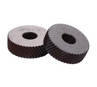 DOITOOL Set 2 Pezzi Utensili Per Godronatura a Doppia Ruota Rotella Di Taglio 1,5 Mm, Acciaio Antiruggine Per Tornio, Zigrinatura Diagonale Antiscivolo Per Lavorazioni Meccaniche Di Pezzi e Manopole