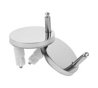 DOITOOL Set 2 Viti di Fissaggio per Sedile Wc Accessori in Plastica e Metallo Resistenti Bulloni per Cerniere Copribulloni Kit di Ricambio per Riparazione e Montaggio Stabile del