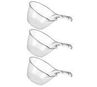 DOITOOL Set 3 Mestoli da Cucina in Plastica, Versatili e Facili da Pulire, per Cucina e Lavaggio Verdure Manico lungo Resistente