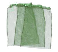 DOITOOL Set 3 Pezzi Borsa Rete da Pesca in Poliestere Verde, Leggera e Sicura per Pesci, Sacchetto Coulisse la Conservazione del Pescato Colore Casuale