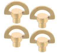 DOITOOL Set 4 Chiavi per Carillon in Ferro, Manopole Creative Portatili in Colore Oro, Accessori Musicali Compatti per Riparazione e Progetti DIY