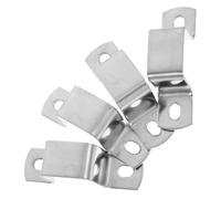 DOITOOL Set 4 Pinze per Tubi Quadrati 1X1 Pollice in Acciaio Inox 304, Staffe a U per Montaggio e Supporto Tubi, Ganci di Fissaggio per Lavorazione del Legno e Installazioni Industriali