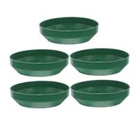 DOITOOL Set 5 Pezzi Vassoi di Schiuma Floreale in Plastica, Vassoio Orizzontale Porta Fango per Composizioni Floreali, Base Fissaggio Riutilizzabile per Matrimoni e Feste Decorazioni