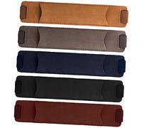 DOITOOL Set 5 Portapenne Elastico in Pelle Pu Per Quaderno Notebook, Copripenna Antigraffio Fascia Elastico, Custodia Per Penna Da Ufficio e Scuola, Protezione Penne Da Viaggio e Regalo