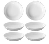 DOITOOL Set 6 Pezzi Piatti Scalda Olio di Ricambio in Ceramica Rotonda 10 Cm, Piastre Scaldacera per Bruciatore a Gasolio, Porta Cera Fusa per Aromi Casa