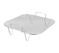 DOITOOL Set Accessori Griglia in Acciaio Inox per Friggitrice ad Aria Supporto Barbecue e Vaporiera, Griglia Multifunzione per Cottura Uniforme e Gestione Ottimale dello Spazio