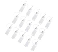 DOITOOL Set da 15 Flaconi Contagocce Punta ad Ago 10ml, Dispenser di Colla Riutilizzabile Trasparente per Quilling, Artigianato e Laboratori, Bottiglie Multiuso Facili da Spremere
