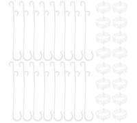 DOITOOL Set da 150 Pezzi Ganci per Viti Pomodori 16 CM Clip da Giardino Bianchi per Supporto Piante e Innesto Ortaggi per Impianti da Giardino e Tralicci da Coltivazione