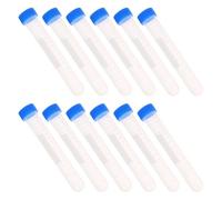 DOITOOL Set da 20 Bottiglie Portaoggetti Trasparenti in Plastica da 15 Ml per Conservazione Aghi e Piccoli Accessori da Cucito Bordi Arrotondati e Superficie Liscia per Artigianato e