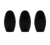 DOITOOL Set da 3 Pezzi Coperture Protettive per Pulsanti Laterali Sassofono in Silicone Nero, Pratiche e Resistenti per Proteggere le Chiavi del Sassofono