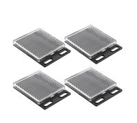 DOITOOL Set da 4 Riflettori a Specchio Rettangolari per Sensori Fotoelettrici Pannelli Retroriflettenti Effetto Riflettente Ottimale Controllo Abbagliamento e Installazione Semplice per