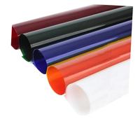 DOITOOL Set Di Filtri Di Carta Multicolore Da 5 Pezzi Filtri Rossi Per Fari Per La Regolazione Della Temperatura Fotografica