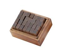 DOITOOL Set di Timbri in Legno 28 Pezzi Numeri e Simboli Meteo per Diario, per Fai-da-te e Creatività Design Versatile e Materiale Naturale