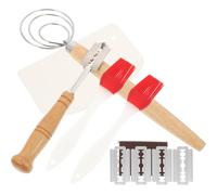 DOITOOL Set Utensili da Cucina per Panettieri Coltello per Pane in Acciaio Inossidabile e Frusta per Impasto Antiscivolo, la Preparazione di Dolci e Pane