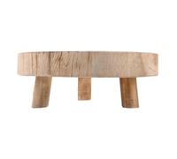 DOITOOL Sgabello Portavasi in Legno, Piedistallo per Piante Vaso e Candela | Supporto per Piante in Vaso, Flower Vase, Beige, Rustico, Pieghevole, Facile da Montare, per Balcone