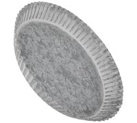 DOITOOL Sottovaso Rotondo in Ferro Argento per Vasi e Piante, Resistente all'Usura, per Uso Interno ed Esterno, Mantiene Pulita e Ordinata L'area