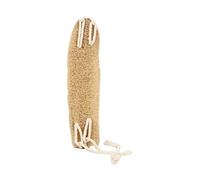 DOITOOL Spazzolino Esfoliante Per Schiena in Luffa Con Cinghia in Corda Di Cotone Per Pulizia Della Schiena Corpo Semplice Da Usare Pulire