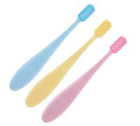 DOITOOL Spazzolino per 6 Pezzi Setole Morbide, Manico Portatile Ergonomico in Pp, Design Anti-scivolo per L'igiene Orale e L'allenamento dei Primi Dentini