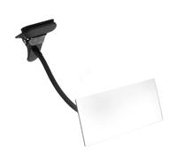 DOITOOL Specchio Convesso da Tavolo Clip per Monitor PC Nero, Materiale in Ferro, Angolo Regolabile per Sicurezza e Visione Retro in Ufficio