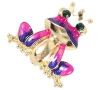 DOITOOL Spilla per Donna a Forma di Rana in Lega Smaltata Colorata, Spilla da Bavero Decorativa per Maglioni, Cappelli e Borse, Accessorio Moda Femminile per Outfit e Fai da Te