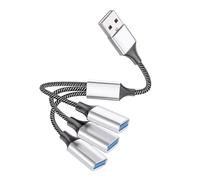 DOITOOL Splitter Usb Maschio Femmine Hub Multiporta Per Dispositivi Connessione Rapida Compatto e Portatile Per Uso Quotidiano e Trasporto