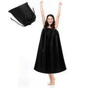 DOITOOL Spogliatoio Portatile da Spiaggia Poliestere Nero 1,2 M, Mantello Mutevole per Privacy e Cambio Rapido, Leggero e Pieghevole per Campeggio e Nuoto All’aperto Colore Colore Casuale