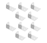 DOITOOL Staffa Angolare in Ferro Resistente 100 Pezzi, Supporto Rinforzo Angolare Compatto per Mensole e Cornici, Elemento di Fissaggio ad Angolo Retto per Lavori Domestici e Fai-da-te