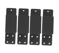 DOITOOL Staffe Porta Barricata Heavy Duty con Supporto A Forma di U per Sicurezza Domestica Facile Installazione e Design Minimalista Nero