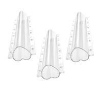 DOITOOL Stampi a Cuore per Modellare Cetrioli e Frutta, Set da 3 Pezzi per Coltivazione Orto Domestico, Resistenti alla Pressione, Strumenti Pratici per Agricoltura Familiare