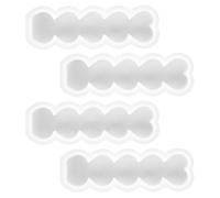 DOITOOL Stampo in Silicone per Candele a Forma di Cuore, Set da 4 Pezzi per Dolci e Cioccolatini, Mini Stampi da Forno per Feste e Decorazioni Romantiche di Febbraio