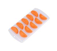 DOITOOL Stampo per Cubetti di Ghiaccio in Silicone a Forma di Segmenti D'arancia, 4 Pezzi Riutilizzabili, Facile da Sfilare e Mantiene le Mani Pulite, la Cucina Colore Colore Casuale