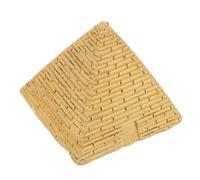 DOITOOL Statua Piramide Egizia in Resina Robusta, Miniatura Decorativa per Scrivania e Casa, Figurina a Tema Antico Egizio per Ufficio e Regalo Cultura Egizia