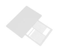 DOITOOL Stencil per Diario di Lettura 16 Pezzi in Pet Riutilizzabili, Modelli di Pittura per Scrapbooking e Artigianato, Accessori Creativi per Quaderni e Planner per Studenti