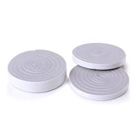DOITOOL Striscia Sigillante per Porte e Finestre in Poliuretano Bianco Adesivo Forte, Design Spesso e Resistente al Freddo, per Bagno e Lavanderia