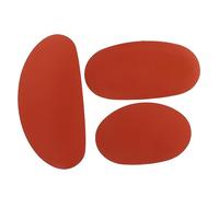 DOITOOL Strumenti per Argilla in Ceramica per 3 Pezzi in Silicone Strumenti Ausiliari per L'Arte Facili da Usare Scuola
