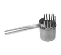 DOITOOL Strumento per la raccolta della frutta, testa in acciaio inossidabile, strumento per la raccolta di bacche, raccoglitore di frutta per esterni, giardino, fattoria, mirtilli, uva, mele, agrumi,