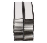 DOITOOL Supporti Magnetici per Etichette 76X25Mm Clip Magnetica per Cartellini Prezzi Set da 50 Pezzi per Magazzino Supermercato e Esposizione Scaffali